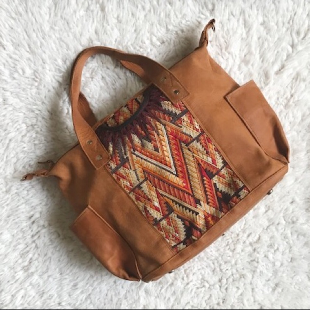 Nena & Co CDB with OOAK neutral Huipil